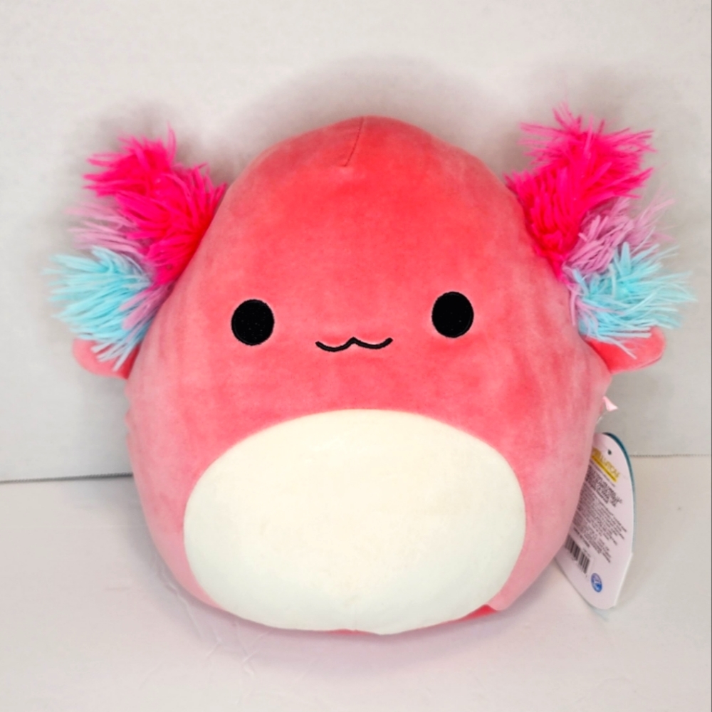 FLORENT 🦎 Pink Squish-Doo Axolotl Original Squishmallow by Kelly Toy ☆》NWT《☆